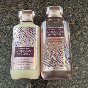 Bath & Body Works A Thousand Wishes Body Lotion and Shower Gel